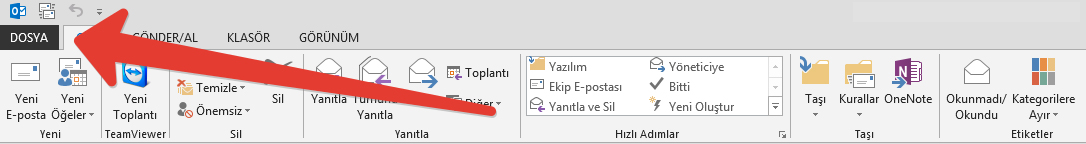 Outlook 2013 POP3 e-posta kurulumu (resimli)